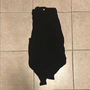 Black Sleeveless Bodysuit